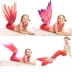 2020 new mermaid tail đồ bơi trẻ em cô gái váy công chúa quần áo phù hợp với cô gái nàng tiên cá bé. - Đồ bơi trẻ em