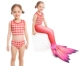 2020 new mermaid tail đồ bơi trẻ em cô gái váy công chúa quần áo phù hợp với cô gái nàng tiên cá bé. - Đồ bơi trẻ em