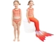 2020 new mermaid tail đồ bơi trẻ em cô gái váy công chúa quần áo phù hợp với cô gái nàng tiên cá bé. - Đồ bơi trẻ em