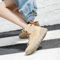 Martin boots female English students Korean version of Joker short tube womens boots 2018 new chic short boots retro locomotive boots