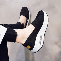 Cloth shoes women 2019 new flat heel fashion lazy shoes women a pedal casual Joker thick bottom old Beijing cloth shoes women