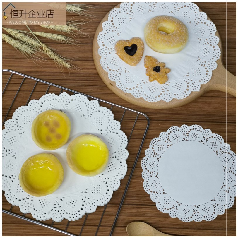 Pastry Dish Disposable Cake Paper Fried Bottom Paper Kitchen Paper Towel Pad Paper Flowers Hotel Dried Fruit Cool Vegetable Noodle pad Paper