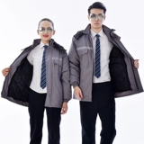 Зимний съемный износостойкий пуховик для работы, увеличенная толщина