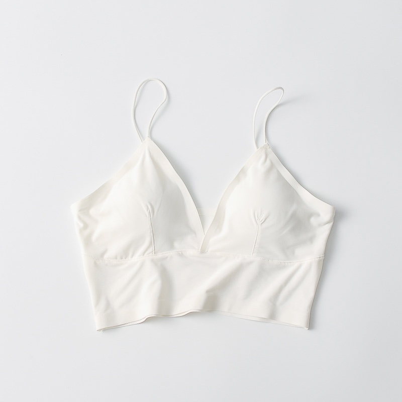 Champs-Elysees không thép vòng bra cup tam giác sexy bông Pháp sinh viên cô gái đồ lót mỏng bralette.