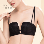 Mặt khóa miễn thép bao quanh ren áo ngực áo ngực sexy off-the-dây đeo vai quai áo ngực cơ thể mang bên mình.