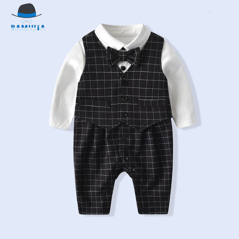 2022 - The autumn new gentleman horse boy gentleman dress costume for 100 days