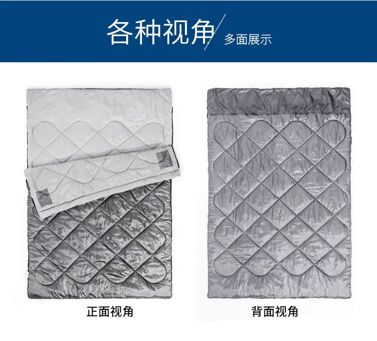 Gối loại lều cắm trại đôi túi ngủ người lớn đôi ngoài trời đa chức năng có thể tháo rời trong nhà mùa xuân và mùa thu túi ngủ cho bé