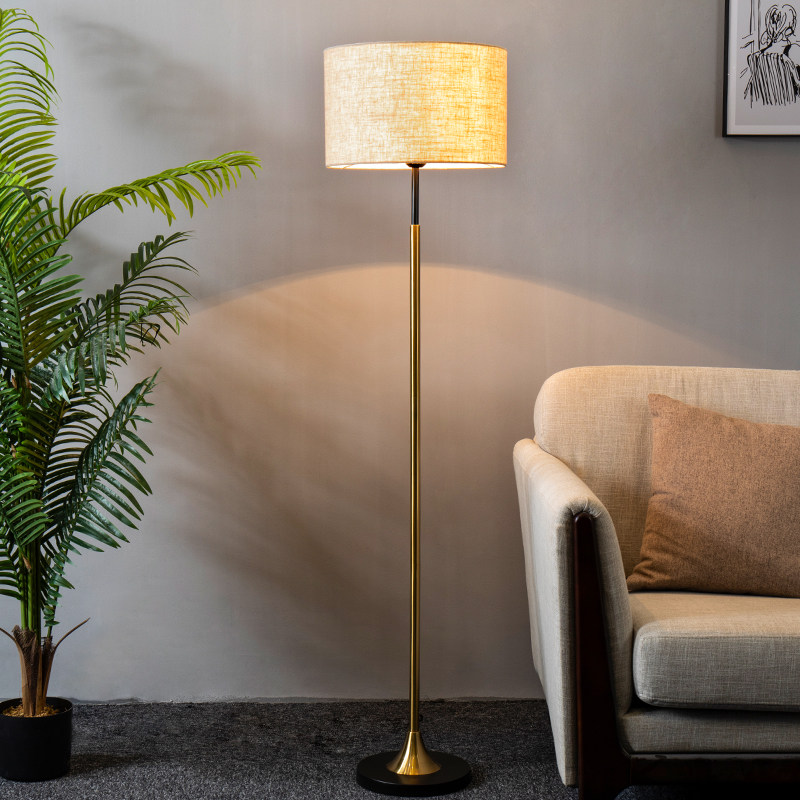 Nordic floor lamp study living room sofa corner several bedroom bed head light luxury vertical reading American floor lamp