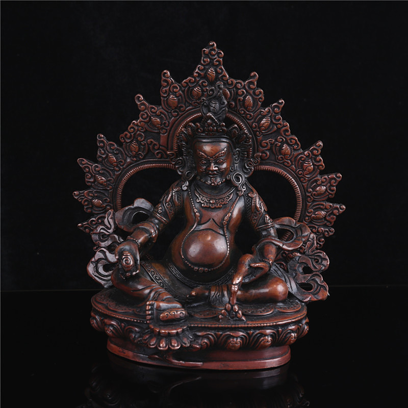 The Seiko plated red copper yellow chaeze Buddhist statues swing pieces into the bronze statues of yellow and gold