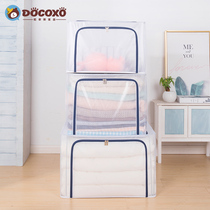 Containing Box Home Transparent Special Large Number Foldable Clothes Toy Finishing Box Wardrobe Bed Bottom Quilted Storage Compartment
