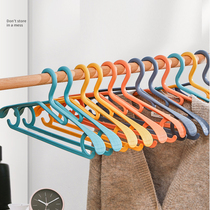 Clothes hanger home No-slip clothes anti-slip hanging clothes brace plastic clothes hanger bedroom Dormitory Student Sunbathing containing shelf