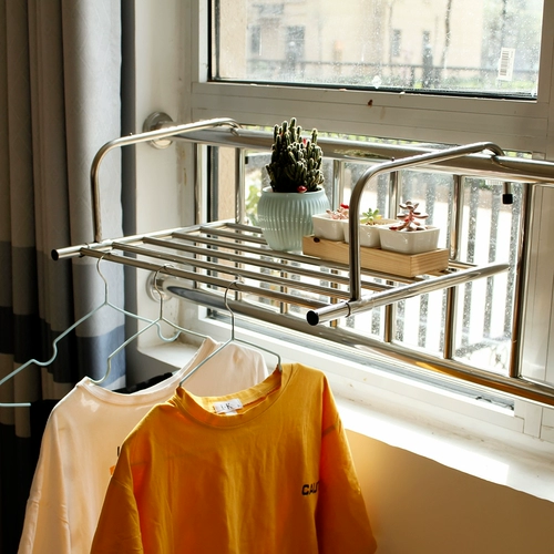 Одежда балкона и артефакты вне окон Антифтайте сетки сушилка для сушки для сушки для обуви