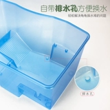 Коробка для танков с черепахой с виллой для домашних животных, танком с большой черепахой, поднимая специальную коробку для рыбного танка озеленение черепаха