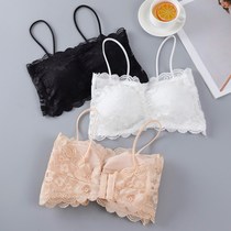 Underwear female students Korean version gathered junior high school girls beautiful back bra small camisole wear chest bandeau cover