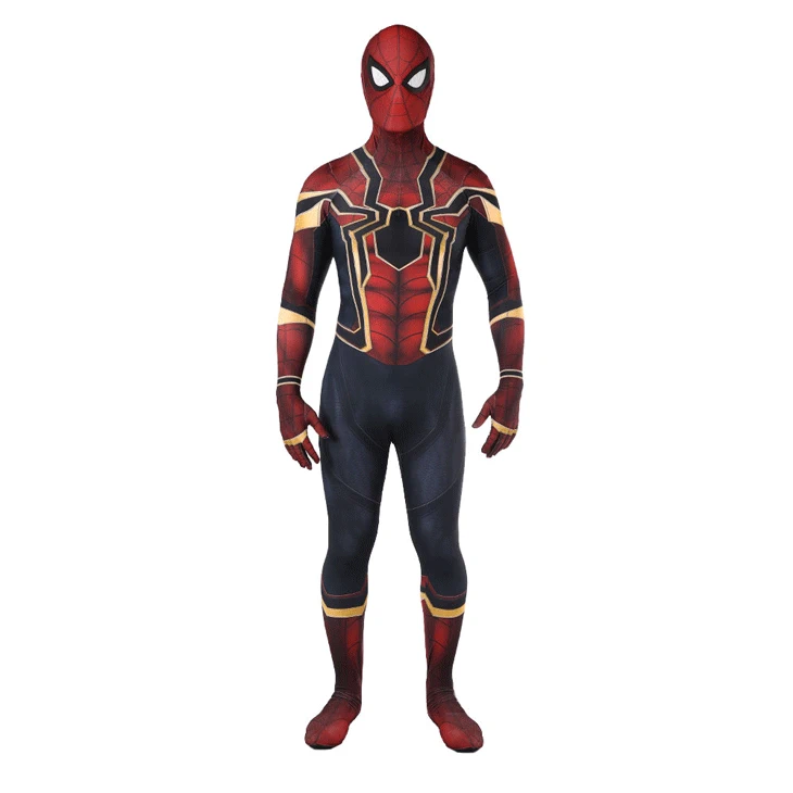 Avengers 3 Infinite War Peter Park Steel Spider-Man Battlesuit Movie Cosplay Male Spot