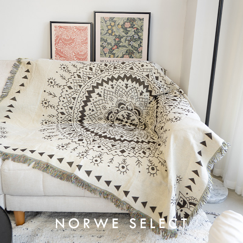 American sofa cover in universal dust cover cover thickening cotton wire blanket outdoor camping camping blanket national wind