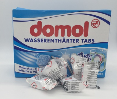 Spot box 60 German domol washing machine cleaning and cleaning foaming ingot with dirt from scale
