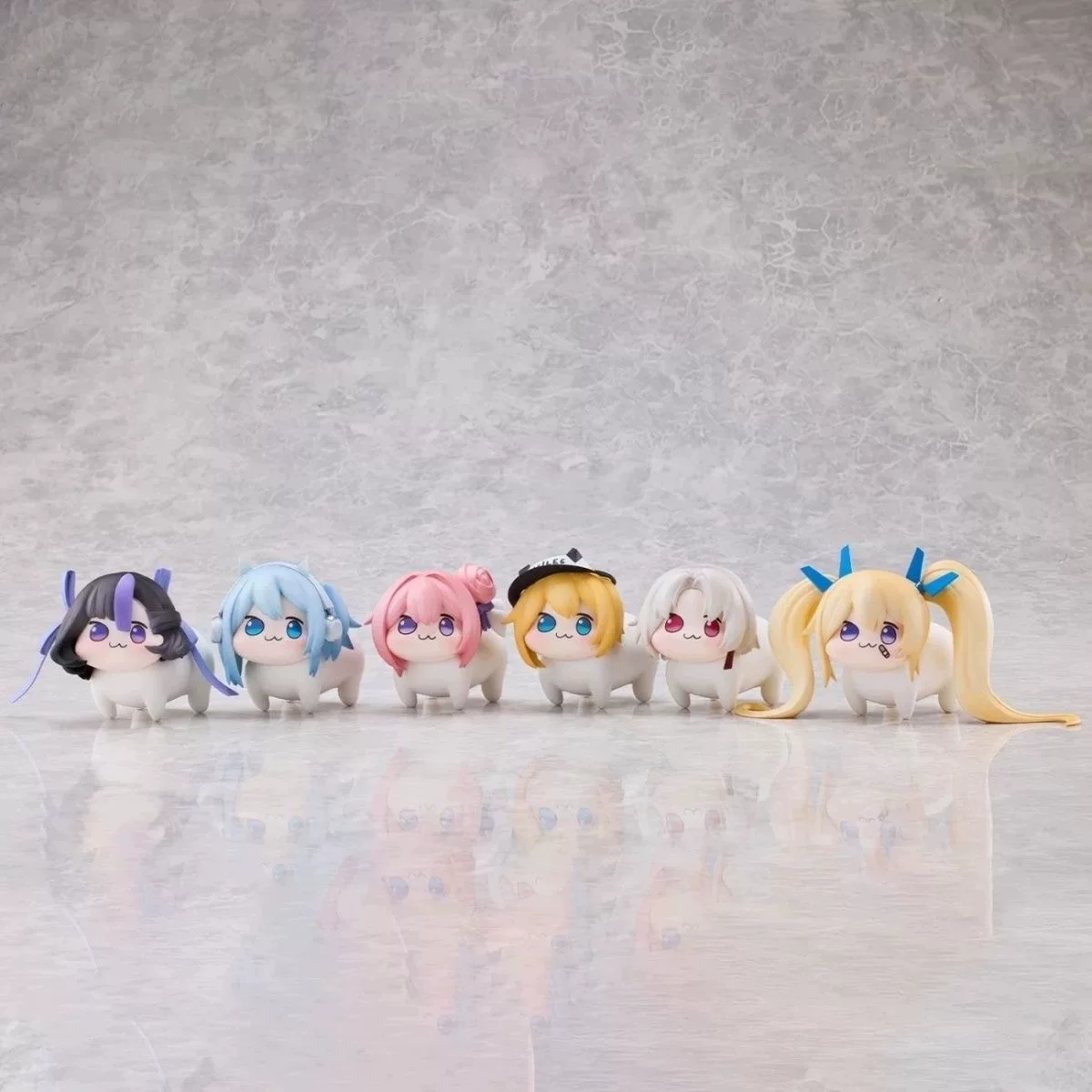 Doro Pink Dog Game Model Victory Goddess Series Dorothy Cinderella Q Version Model Animation Ornament Doll