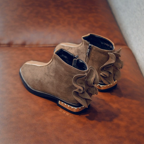 Martens, демисезонные ботинки, утепленные детские сапоги для принцессы, 2020