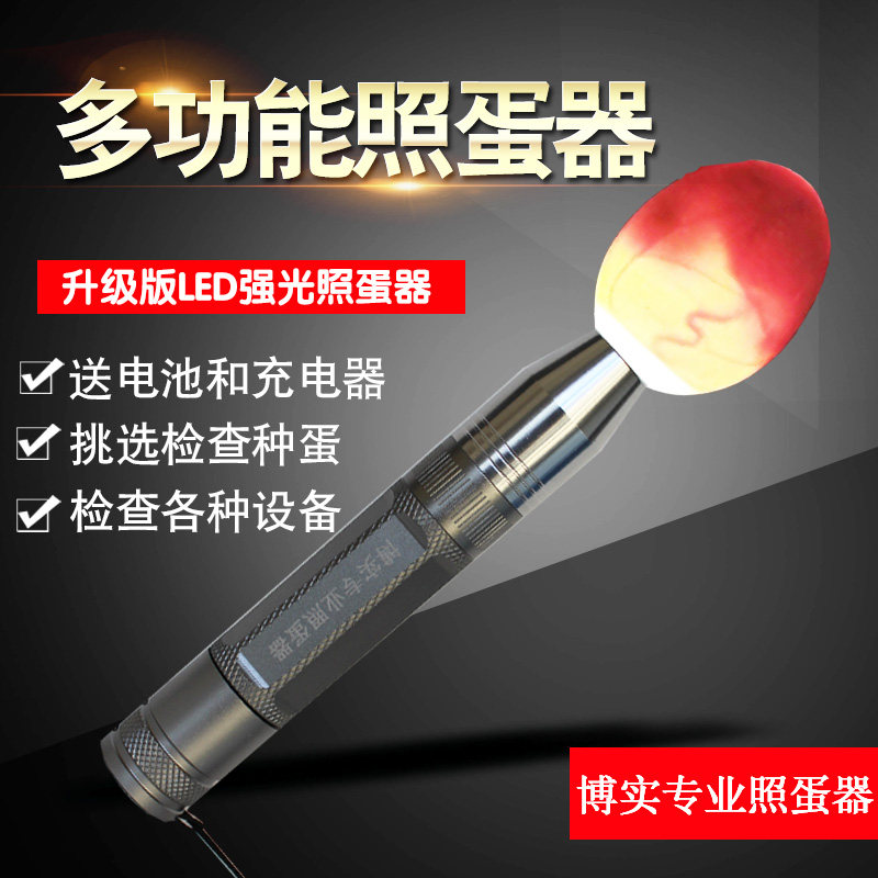 Egg-illuminator LED strong-cold light egg lamp hatches special small flashlight chicken and duck egg egg egg egg egg