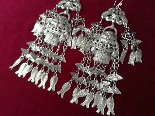 Этнический длинный аксессуар, серьги с кисточками ручной работы, подвеска, этнический стиль, длина макси