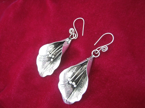 Этнический аксессуар ручной работы, серьги в виде цветка, этнический стиль