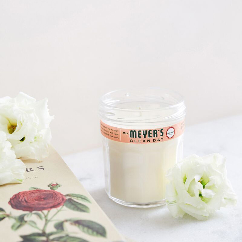 MRS MEYERS Meyer's wife Natural Essential Oils Scented Candle Soybean Wax Lead-free Cotton Wick Limited Aroma