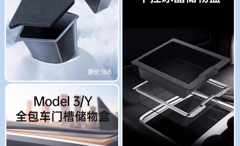 Suitable for the New Version of Tesla Modely/Yl Interior Tpe Floor Mats, a Full Set of Protective Accessories, New Car Floor Mat Modifications