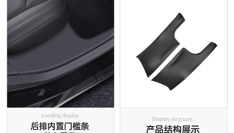 Suitable for the New Version of Tesla Modely/Yl Interior Tpe Floor Mats, a Full Set of Protective Accessories, New Car Floor Mat Modifications