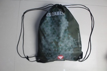 Austrian Defense Force Army Green Nylon Shoulder Drawstring Bag 32*42 sterreich Bundesheer