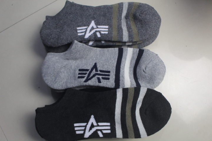 Day Bill American Military-industrial Shock Absorbing Hair Circles Bottom Alpha Short Socks Summer Deodorized Sucking Sweat Summer Low Tide Boat Cotton