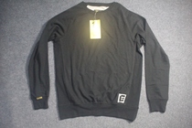 Australian workwear ELEVEN spring and autumn cotton black terry round neck pullover sweatshirt casual sports long-sleeved T