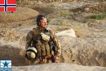 Norwegian public-issued original military version of Sansha desert camouflage combat uniform training suit top and pants