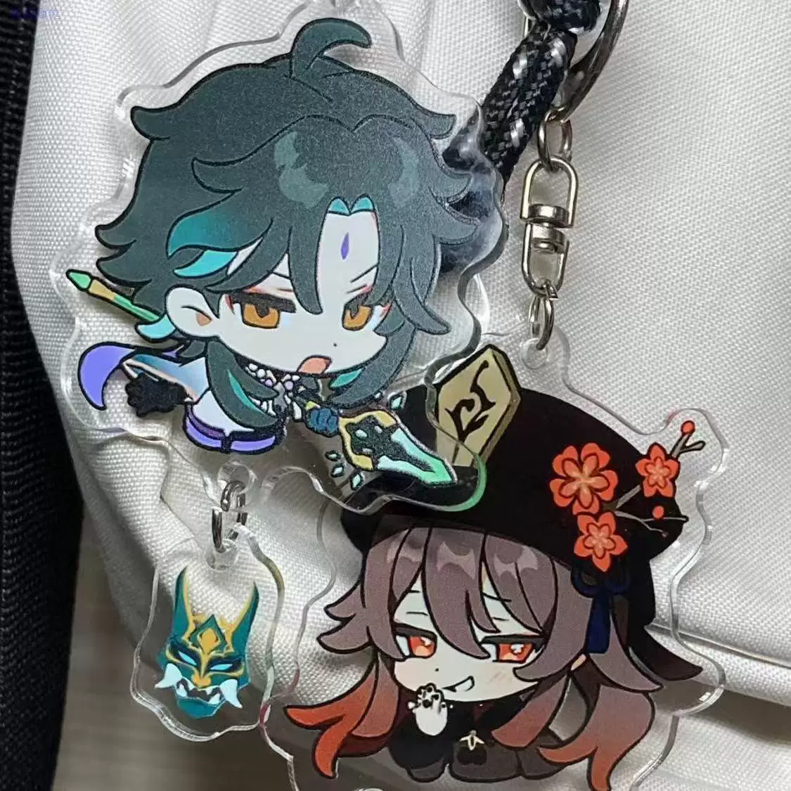 Genshin Impact, keychain, cute backpack accessory, Birthday gift