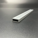 Квадратная труба с сплава алюминиевого сплава 20*10*2 мм пятна алюминиевого сплава алюминиевый алюминиевый цвет Материал Алюминиевый плоский труба Алюминиевая плоская плоская