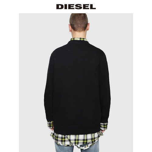 Diesel Лонгслив, трендовая толстовка, с печатью вашего логотипа, оверсайз, с рукавом