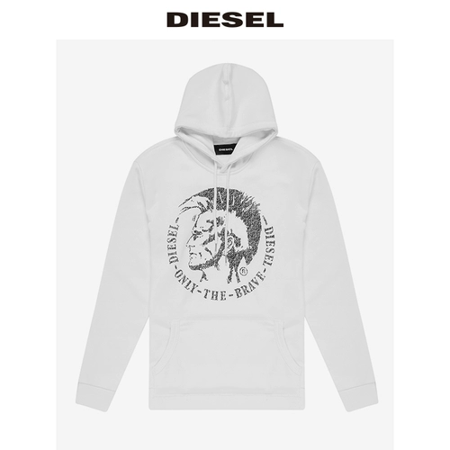 Diesel Лонгслив с капюшоном, спортивный комплект, свободный крой