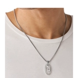 DIESEL для мужчин и женщин в одном стиле, 25 новых модных кулонов OVAL D, ожерелье DX134200DJW