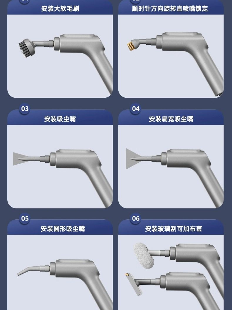 High-Temperature Steam Cleaner for Household Cleaning, Kitchen Range Hoods, Window Glass, Gas Stoves, Air Conditioners, and Grout Cleaning