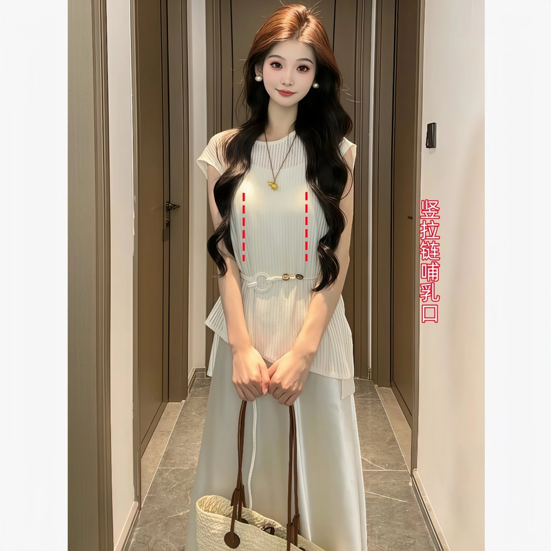 Summer Nursing Clothes for Going Out, Hot Mom Style, Postpartum Wear, Breastfeeding Clothes, Sun Protection, High-End Blouse, Nursing Dress Summer Nursing Clothes for Going Out, Hot Mom Style, Postpartum Wear, Breastfeeding Clothes, Sun Protection, High-End Blouse, Nursing Dress