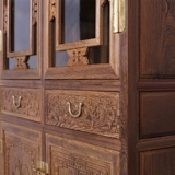 Мебель, книжный шкаф, антикварный комплект, стенд для офиса из натурального дерева, 3 предмета, китайский стиль