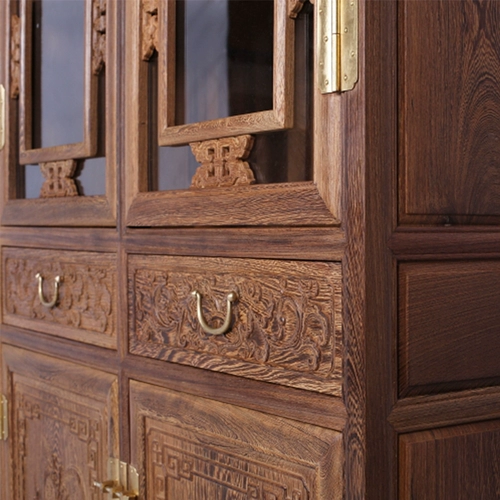 Мебель, книжный шкаф, антикварный комплект, стенд для офиса из натурального дерева, 3 предмета, китайский стиль