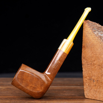 Italy imported Shaffin briar pipe Oscar series handmade solid wood mens filter old-fashioned pipe