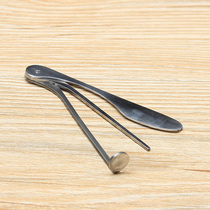 Woody stainless steel three-in-one tobacco knife pressure rod scraper rod and needle pipe metal cleaning tool