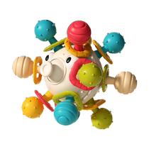 Touch ball sensory training baby hand grasping ball toy chasing red ball perception busy tactile early education Manhattan ball