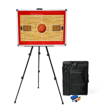 Magnetic Basketball Tactical Board Portable Coach Tactical Teaching Board Upscale Aluminum Alloy Side Bracket Erasable Whiteboard