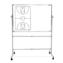 Large bracket-type mobile basketball tactical board coach tactical teaching double-sided magnetic erasable football tactical board