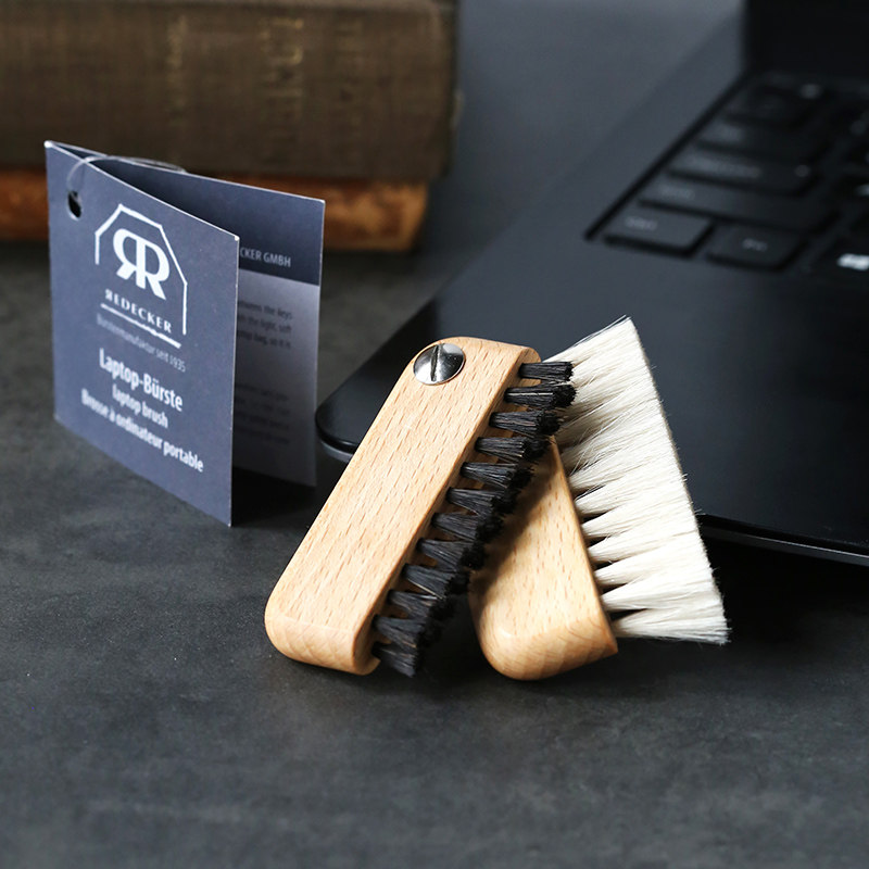 German Redecker laptop special keyboard brush cleaning brush creative dual-head screen dust removal brush portable