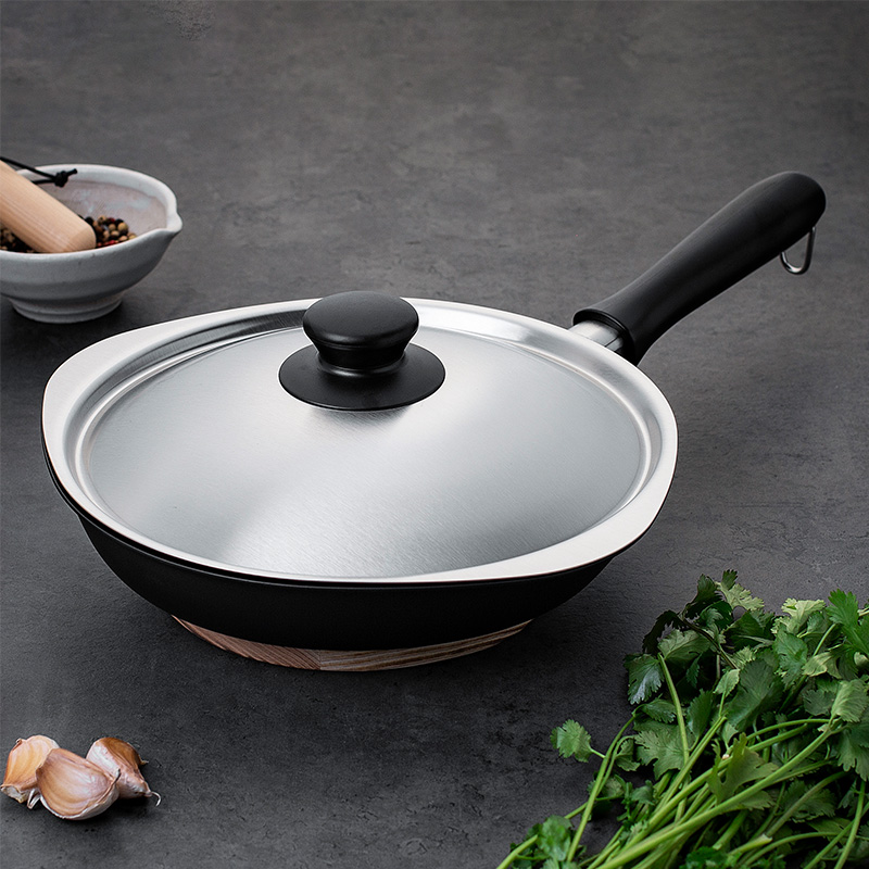 Japanese Willow Pure Iron Flat-bottomed Frying Pan Nonstick Domestic Steak Pan Fried Egg Breakfast Pot Induction Cookstove Gas Universal 