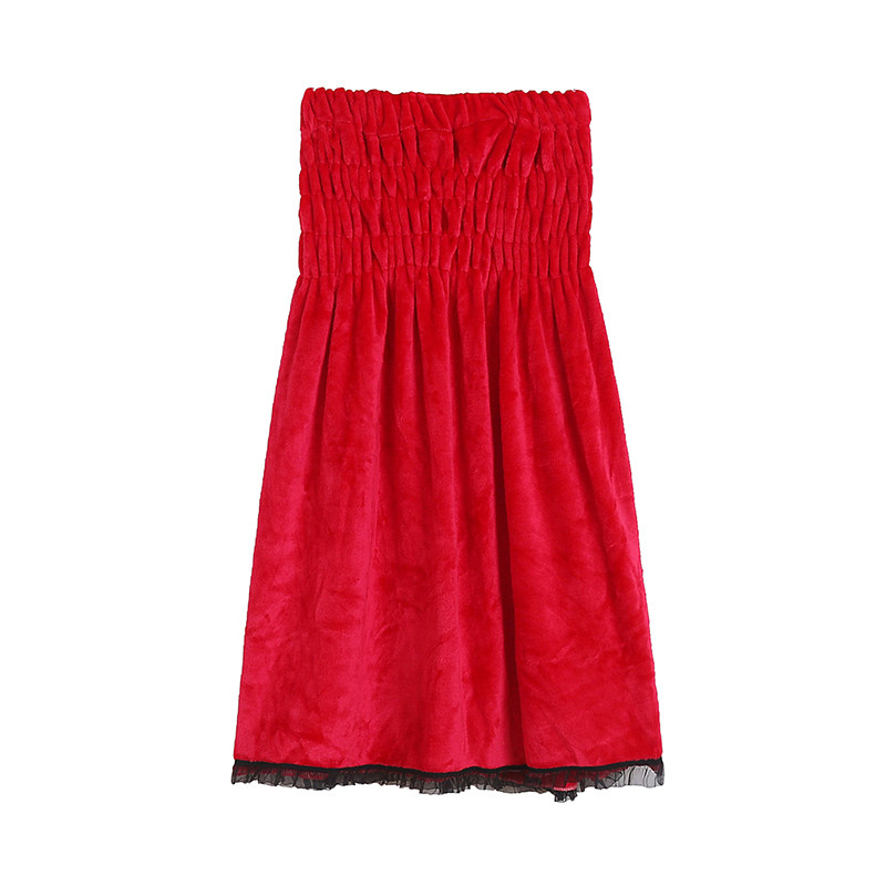 Трансграничная торговля, демисезонный сексуальный фланелевый топ без лямок, банный халат 